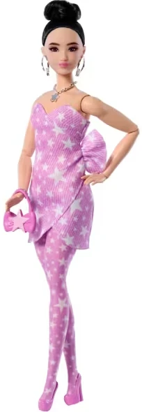 Кукла Barbie «Deluxe Style» - звёздный тотал-лук в барбикоре (JJN71)